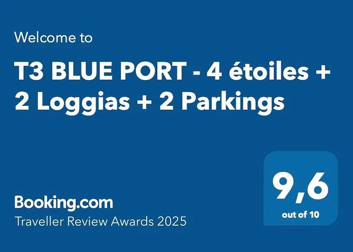 Blue Port -4 Etoiles-2 Loggias Vues-2 Parking *